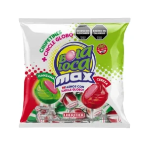 BOLA LOCA CHUPETIN MAX CER/MANZAN