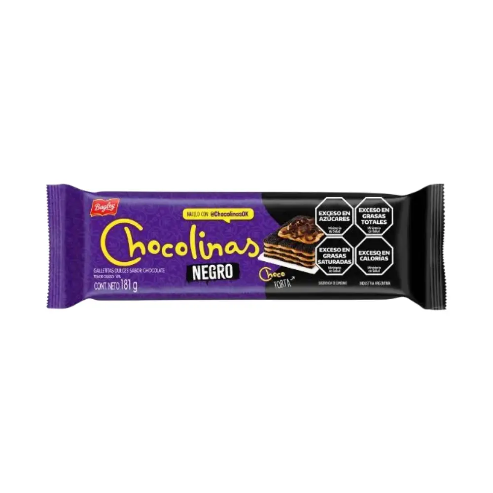 CHOCOLINAS GALLETITA NEGRO