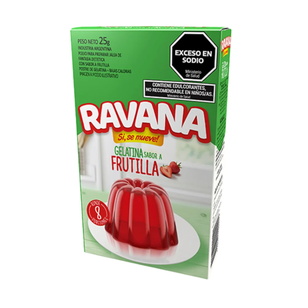 RAVANA GELATINA DIET FRUTILLA