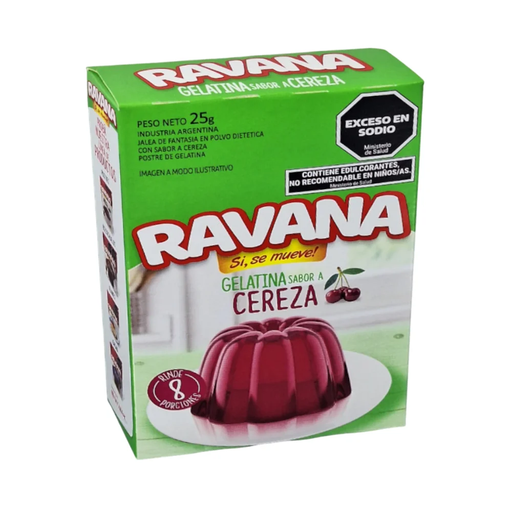 RAVANA GELATINA DIET CEREZA