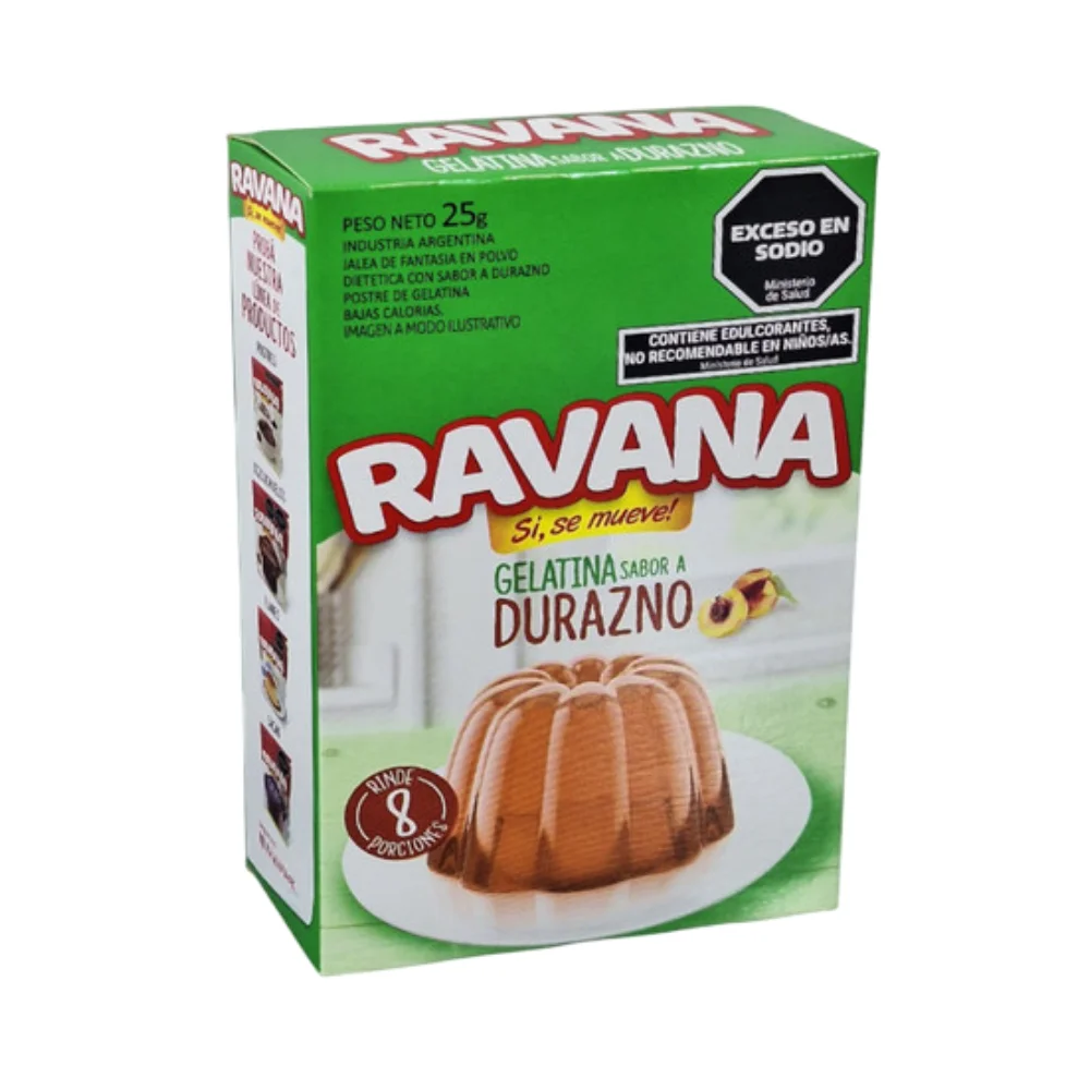 RAVANA GELATINA DIET DURAZNO