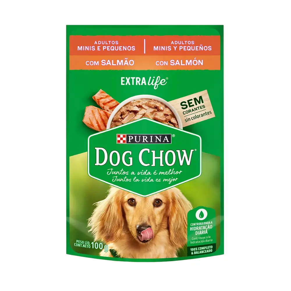 DOG CHOW PREPARADO MINI C/SALMON