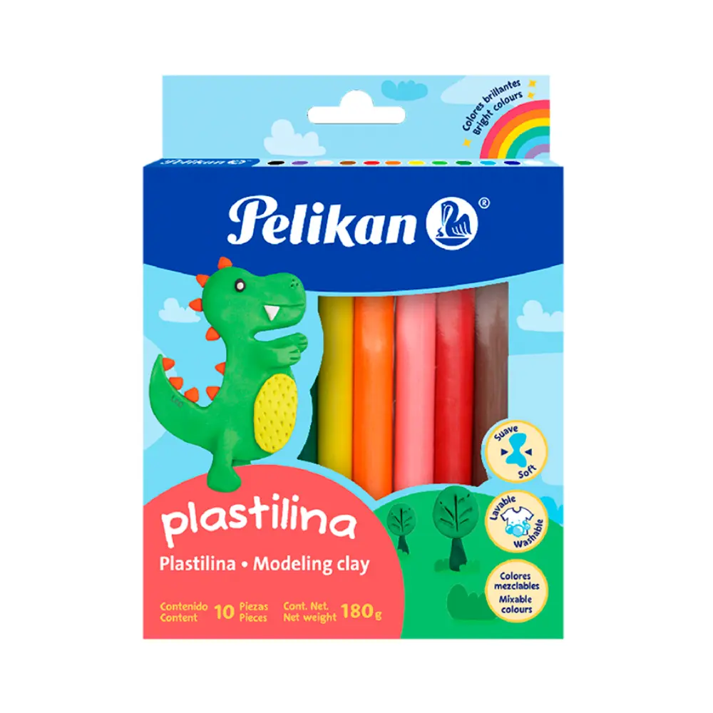 PELIKAN PLASTILINA SURTIDA