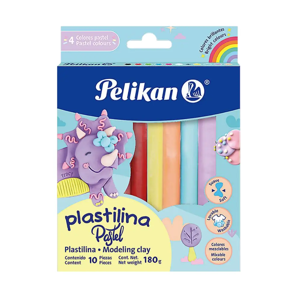 PELIKAN PLASTILINA PASTEL