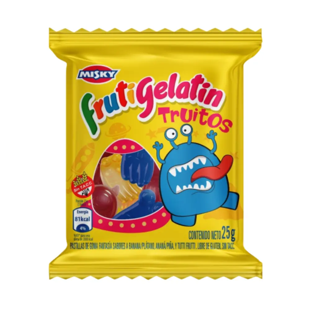 FRUTIGELATIN GOMITAS GUSANITOS ACIDOS