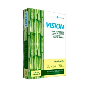 VISION HOJA A4 COLOR AMARILLO