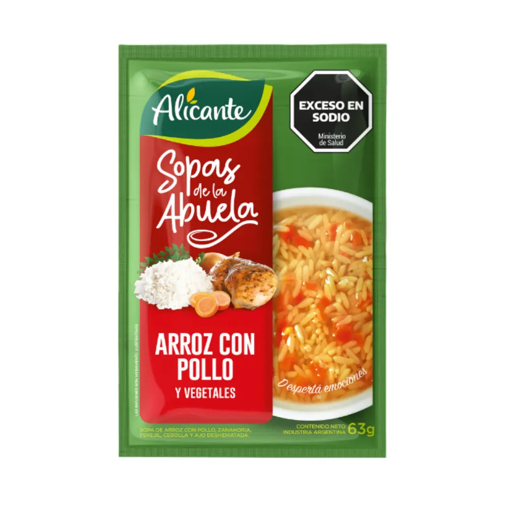 ALICANTE SOPA POLLO-ARROZ-VEGET
