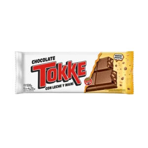 TOKKE CHOCOLATE LECHE Y MANI