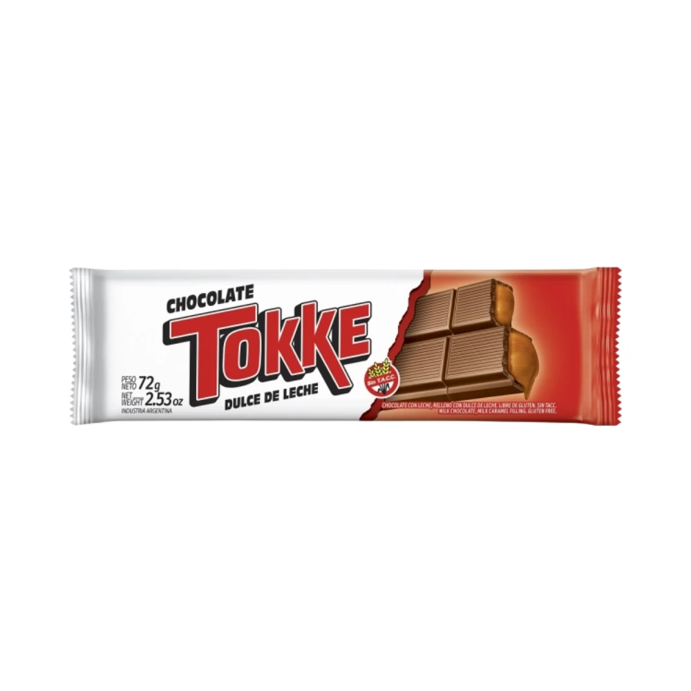 TOKKE CHOCOLATE R/DCE LECHE