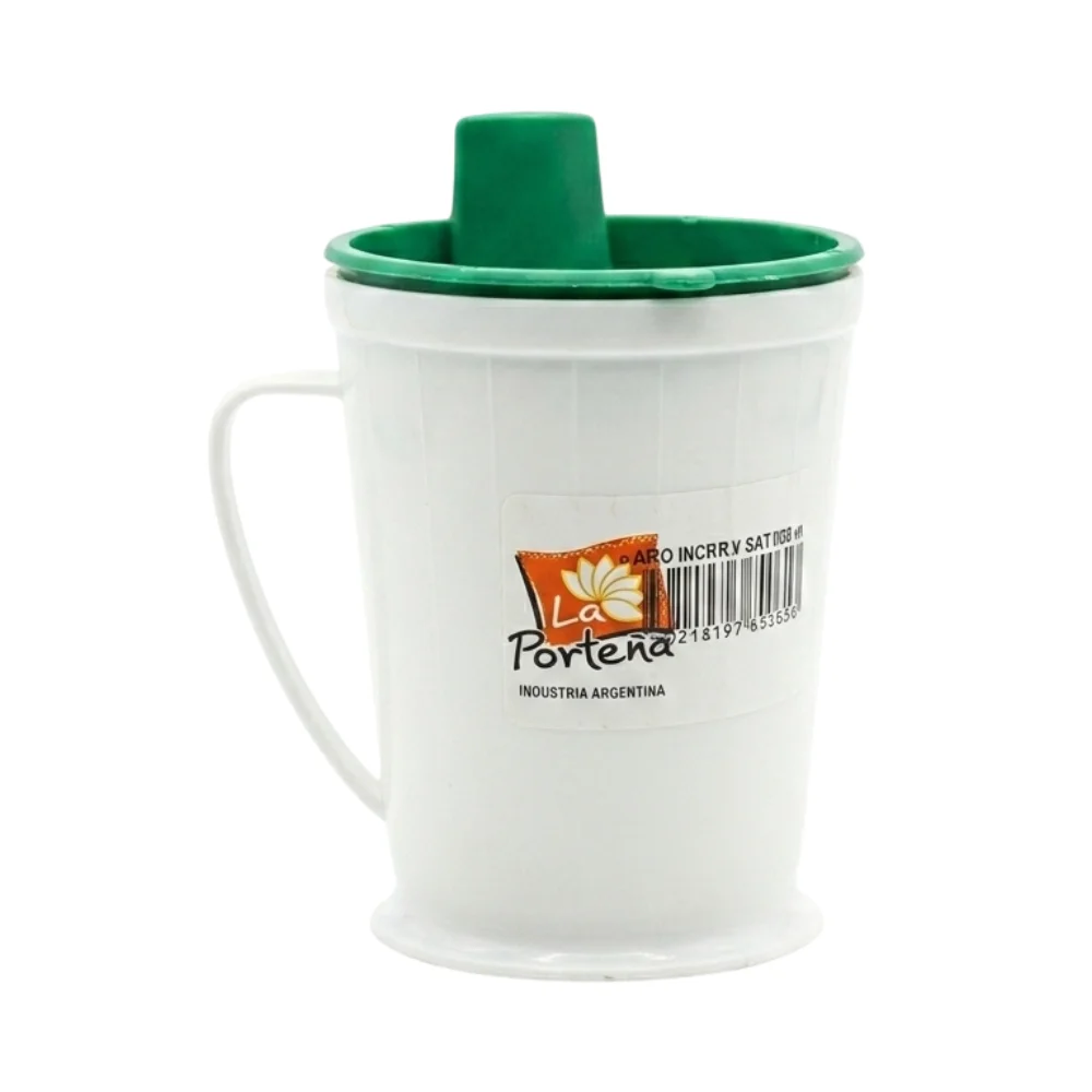 LA PORTENA VASO C/TAPA SORBETE