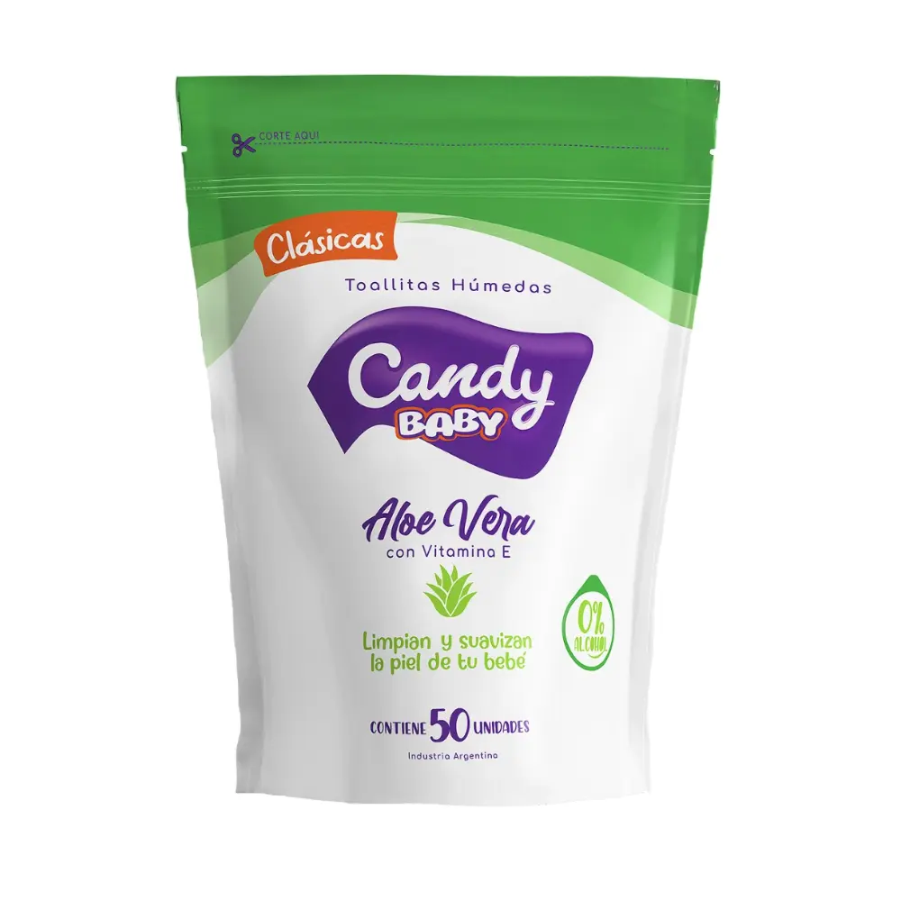 CANDY T/HUMEDA CLASIC ALOE VERA