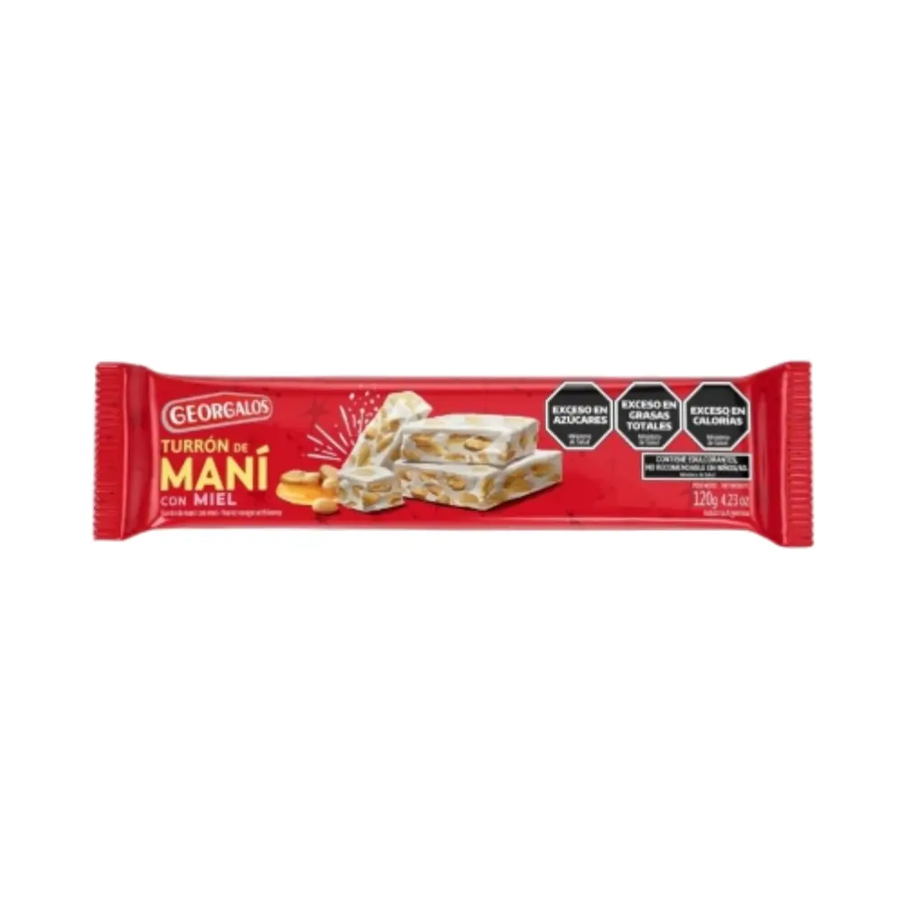 GEORGALOS TURRON MANI C/MIEL