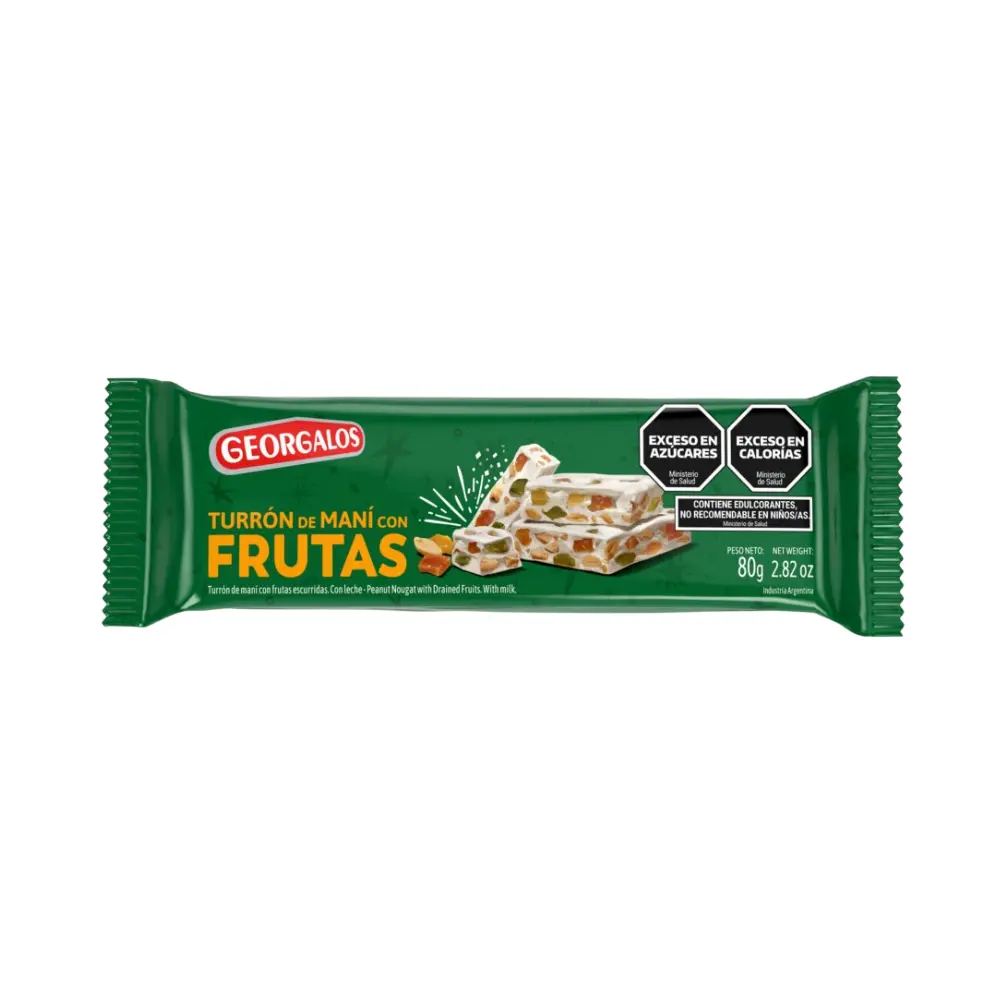 GEORGALOS TURRON MANI C/FRUTAS