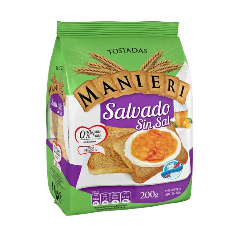 MANIERI TOSTADAS SALVADO S/SAL
