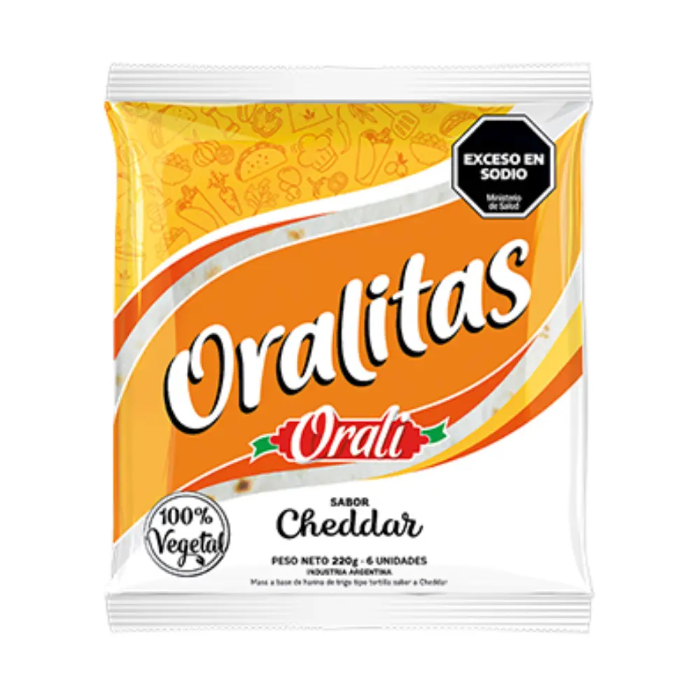 ORALI TORTILLAS CHEDDAR
