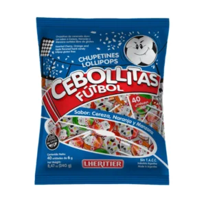 CEBOLLITA CHUP.FUTBOL CERE/NARAN/MANZ.