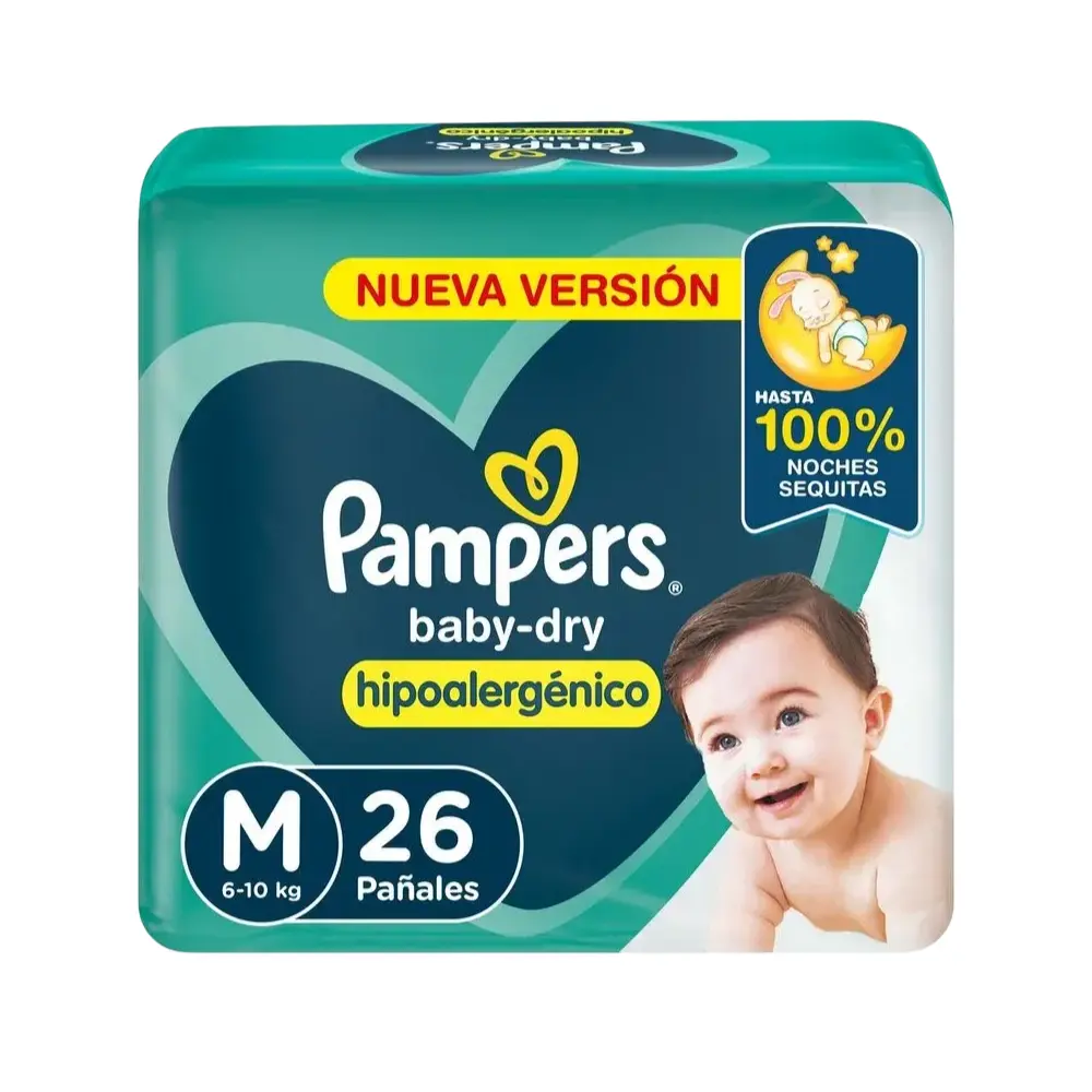PAMPERS BABYDRY MEDIANO
