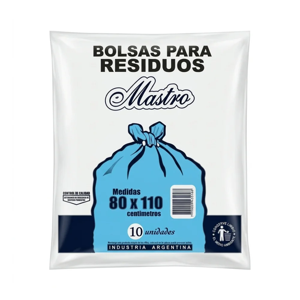 MASTRO BOLSA RESIDUOS 80X110