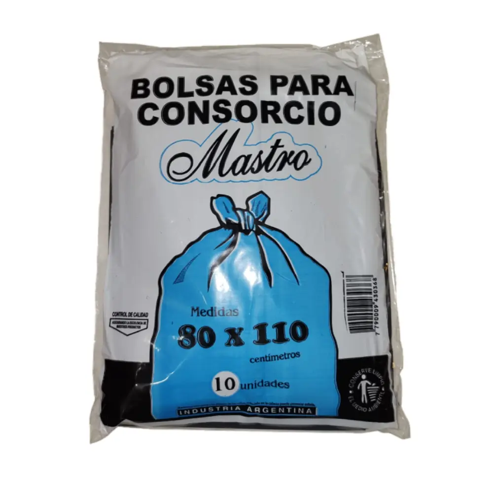 MASTRO BOLSA RESIDUOS 80X110