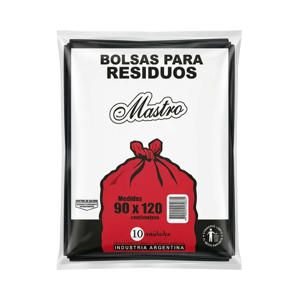 MASTRO BOLSA RESIDUOS 90X120