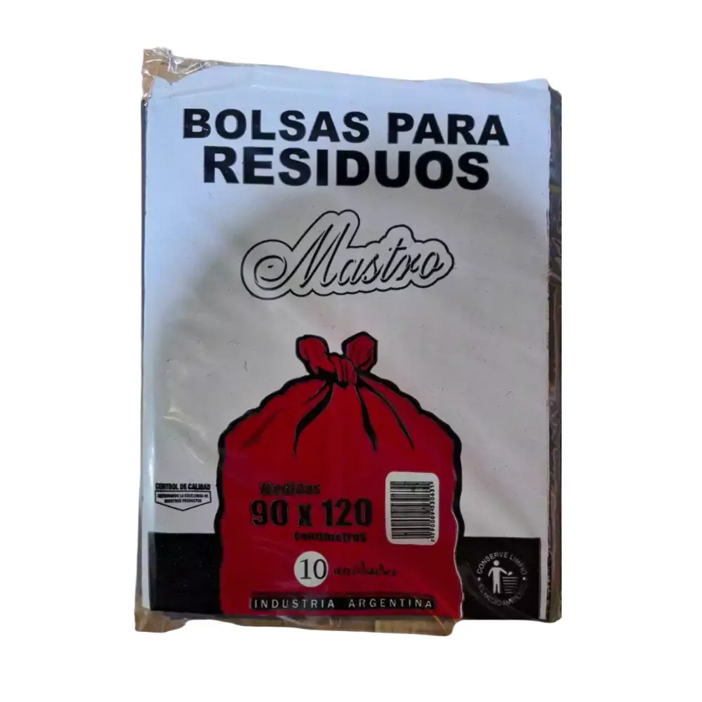 MASTRO BOLSA RESIDUOS 90X120