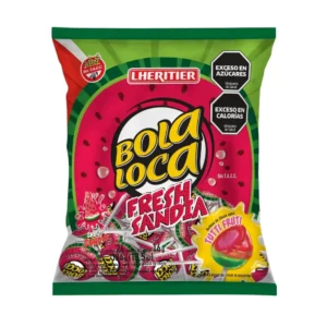BOLA LOCA CHUPETIN FRESH SANDIA/CHIC