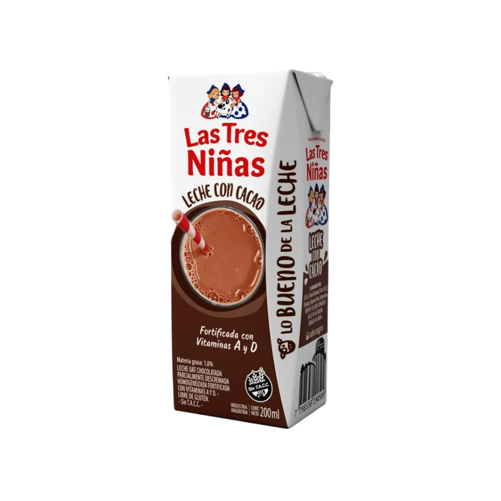 TRES NINAS CHOCOLATADA