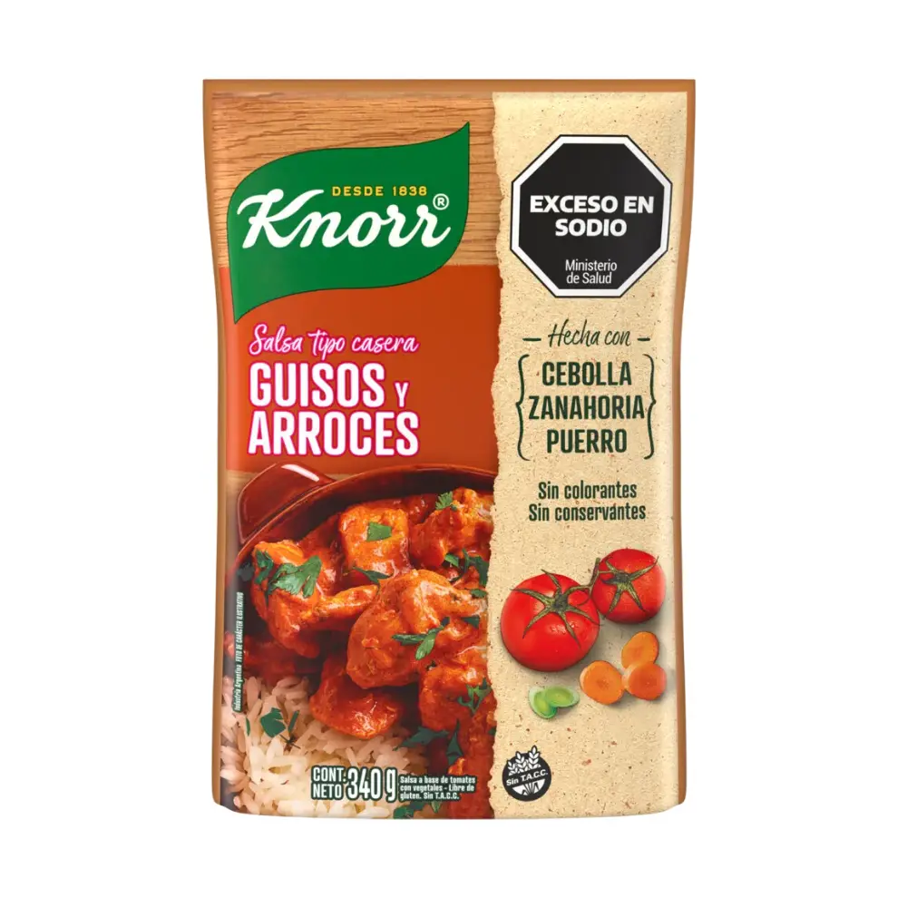 KNORR SALSAS GUISOS/ARROCES
