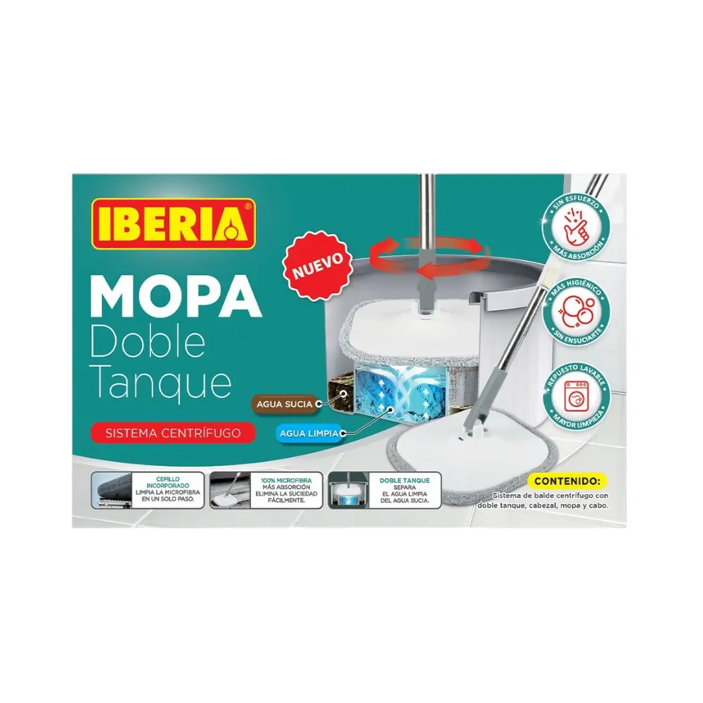 IBERIA BALDE MOPA DOBLE TANQUE