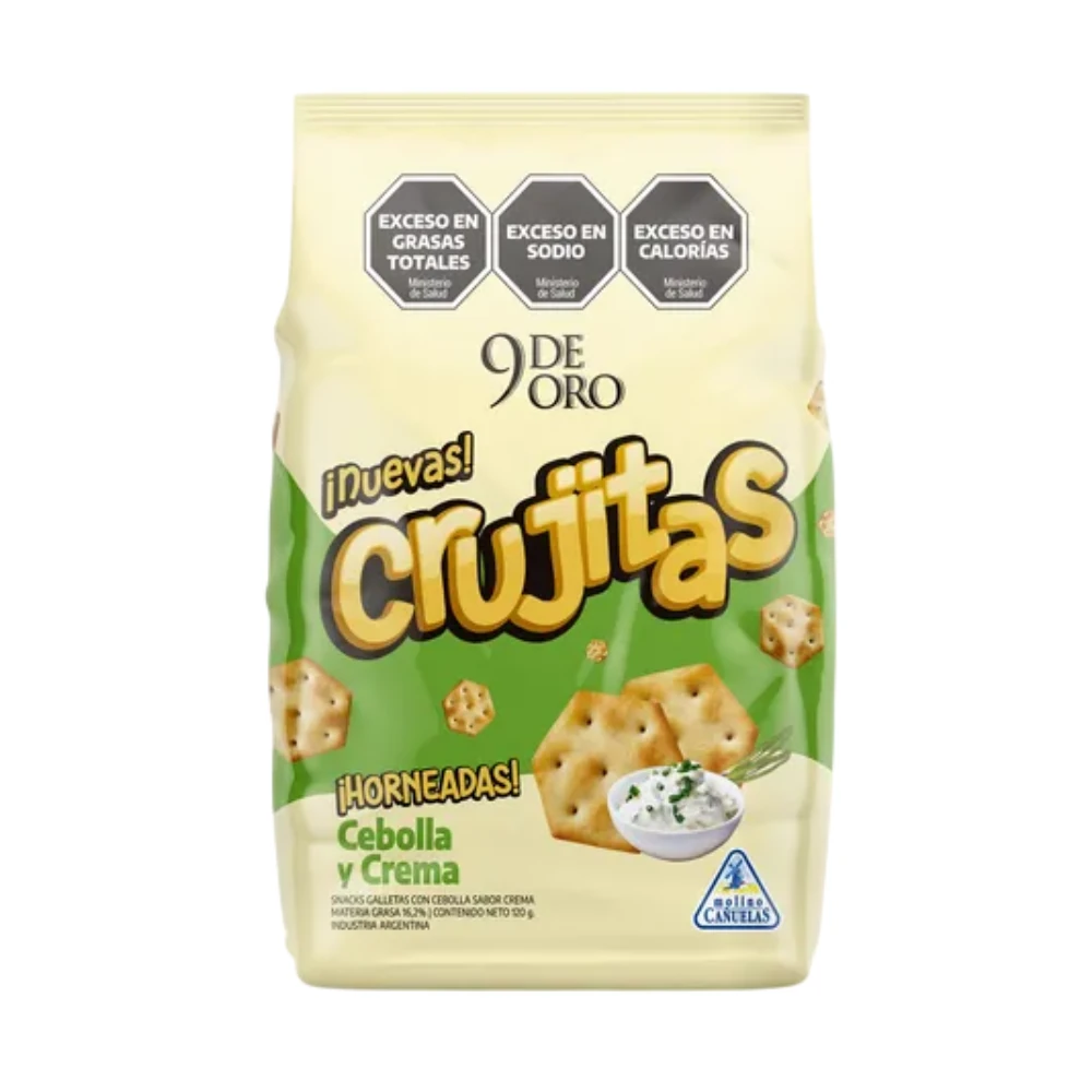 CRUJITAS GALLETITAS CEBOLLA Y CREMA