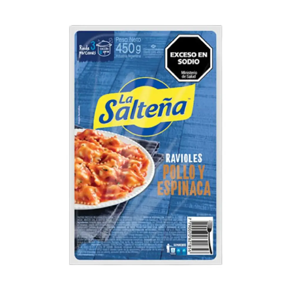 LA SALTENA RAVIOLES POLLO&ESPINACA