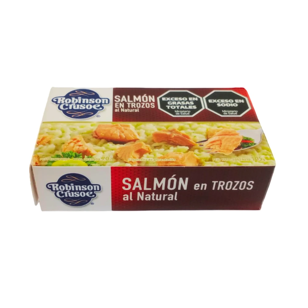 R.CRUSOE SALMON TROZOS AL NATURAL
