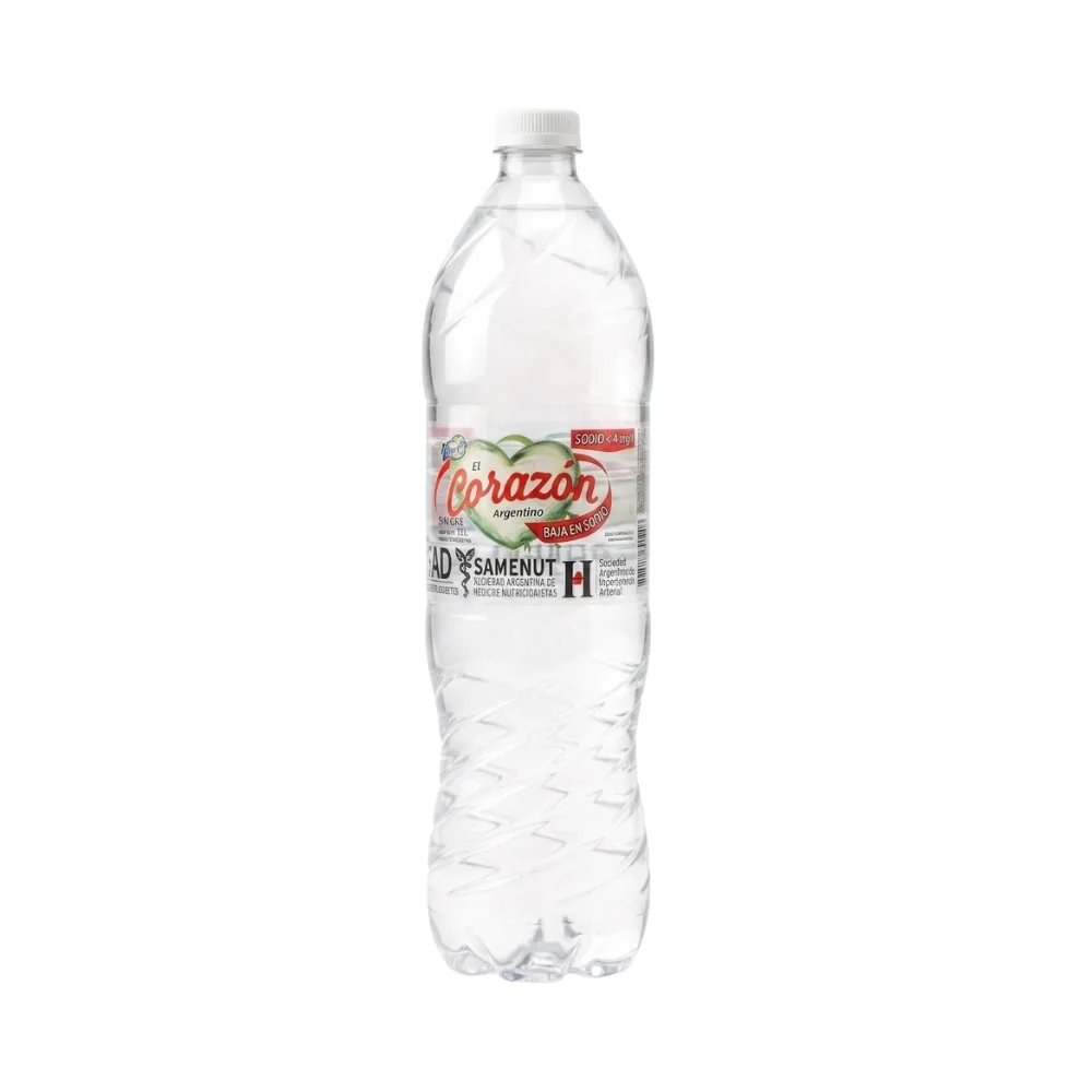 EL SANO CORAZON AGUA SIN GAS