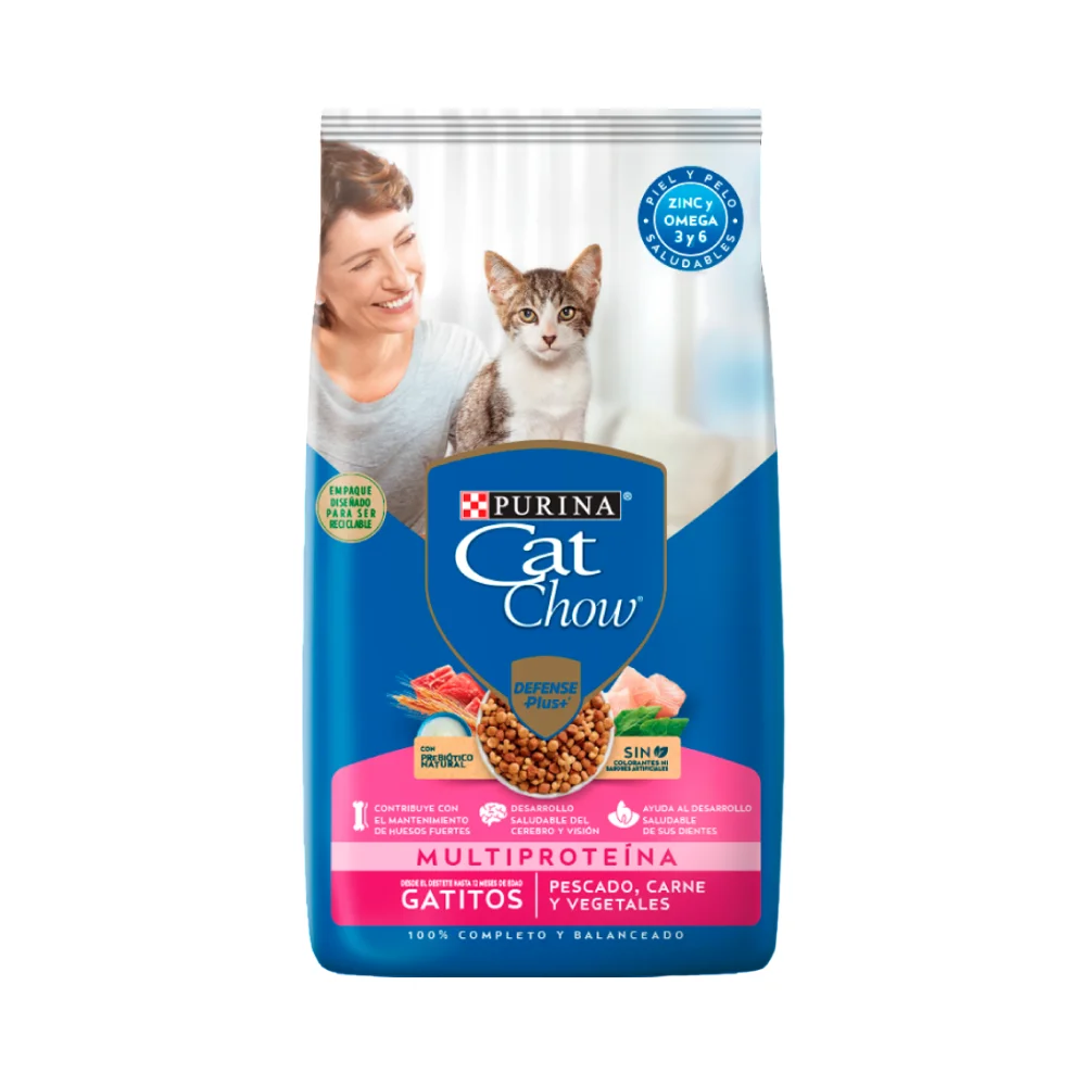 CAT CHOW GATITOS PESCADO/CARN/VEG