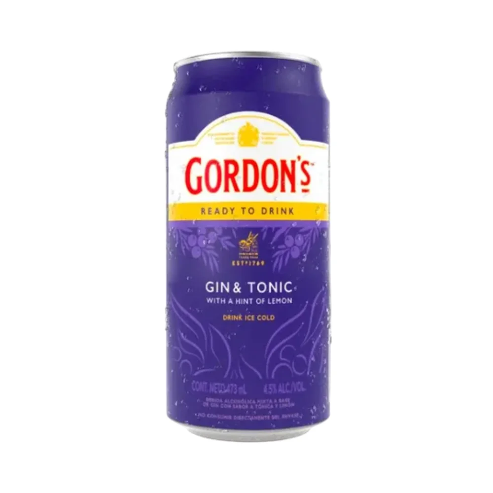 GORDONS GIN TONIC LATA