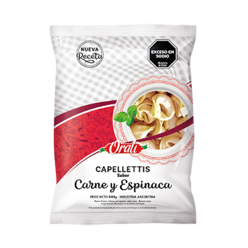 ORALI CAPELETTIS CARNE/ESPINACA