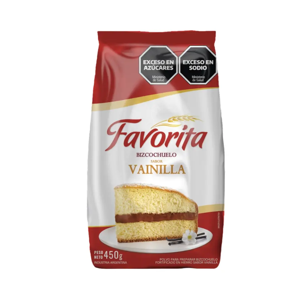 FAVORITA BIZCOCHUELO VAINILLA