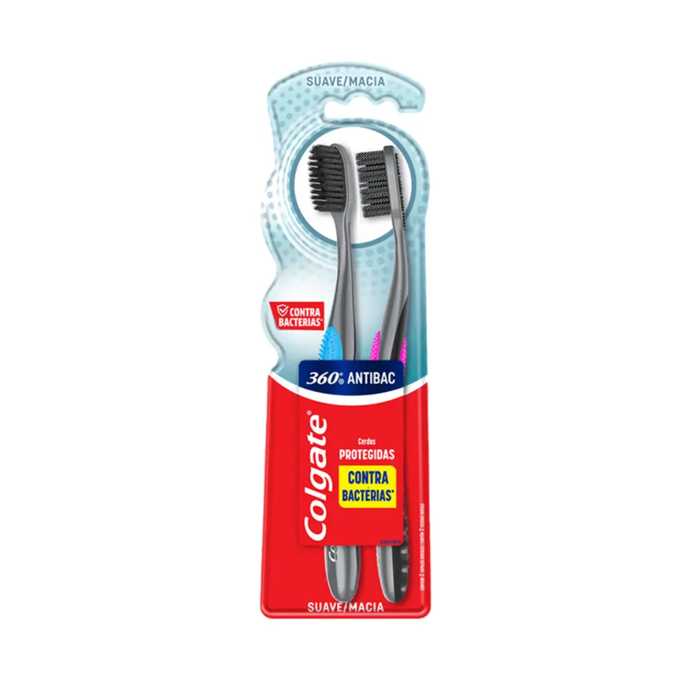 COLGATE CEP/DENT.360 ANTIBACT. 2X1