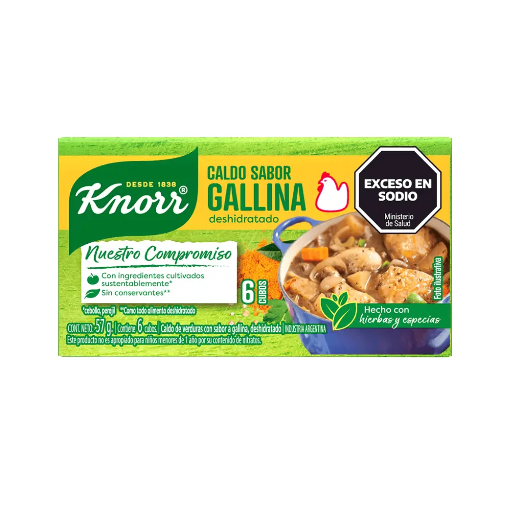 KNORR CALDO GALLINA C/VEG.